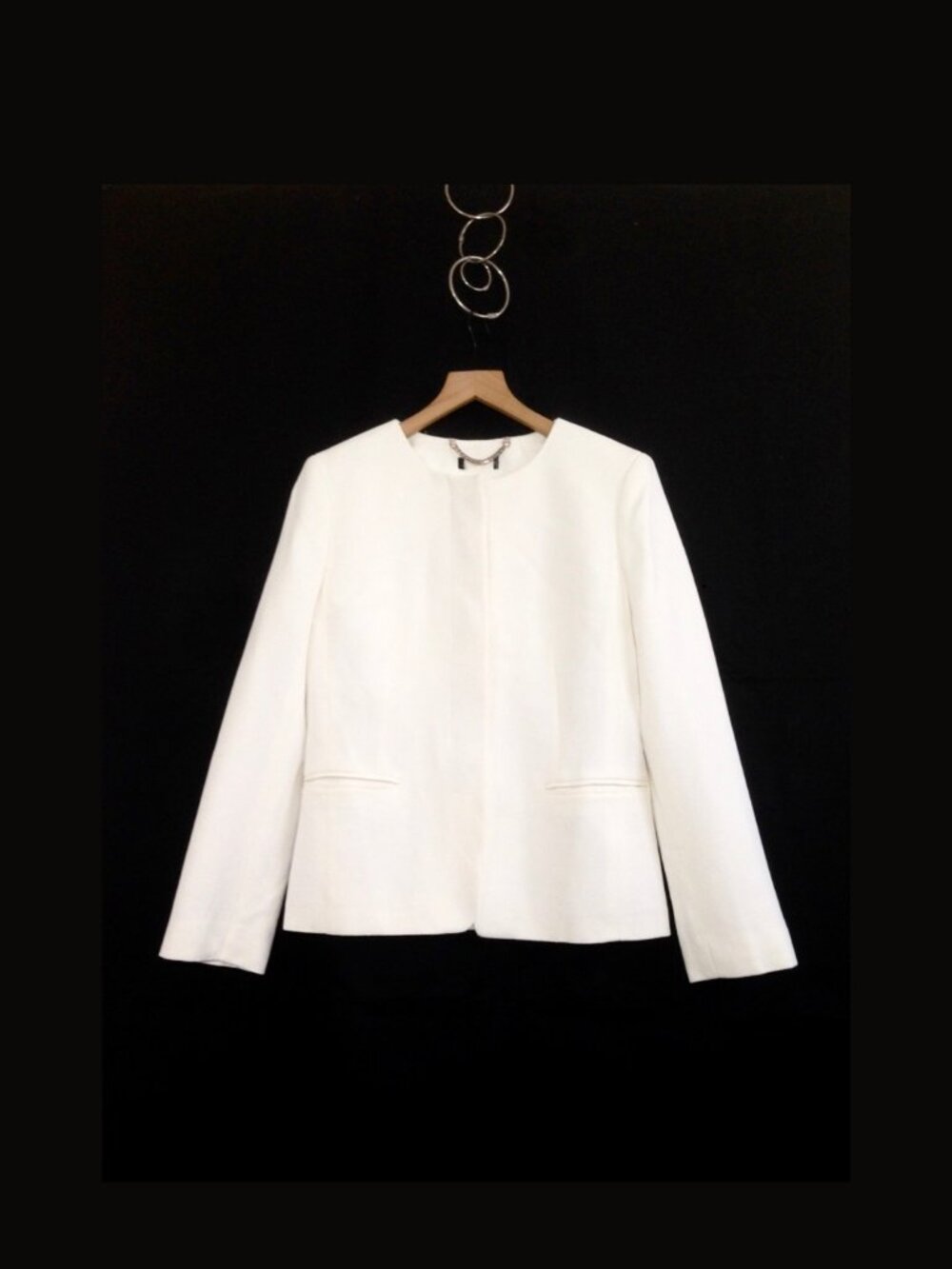 J.Crew Cora Lady Jacket Sample in Ivory Crepe - Size 2 - NWOT